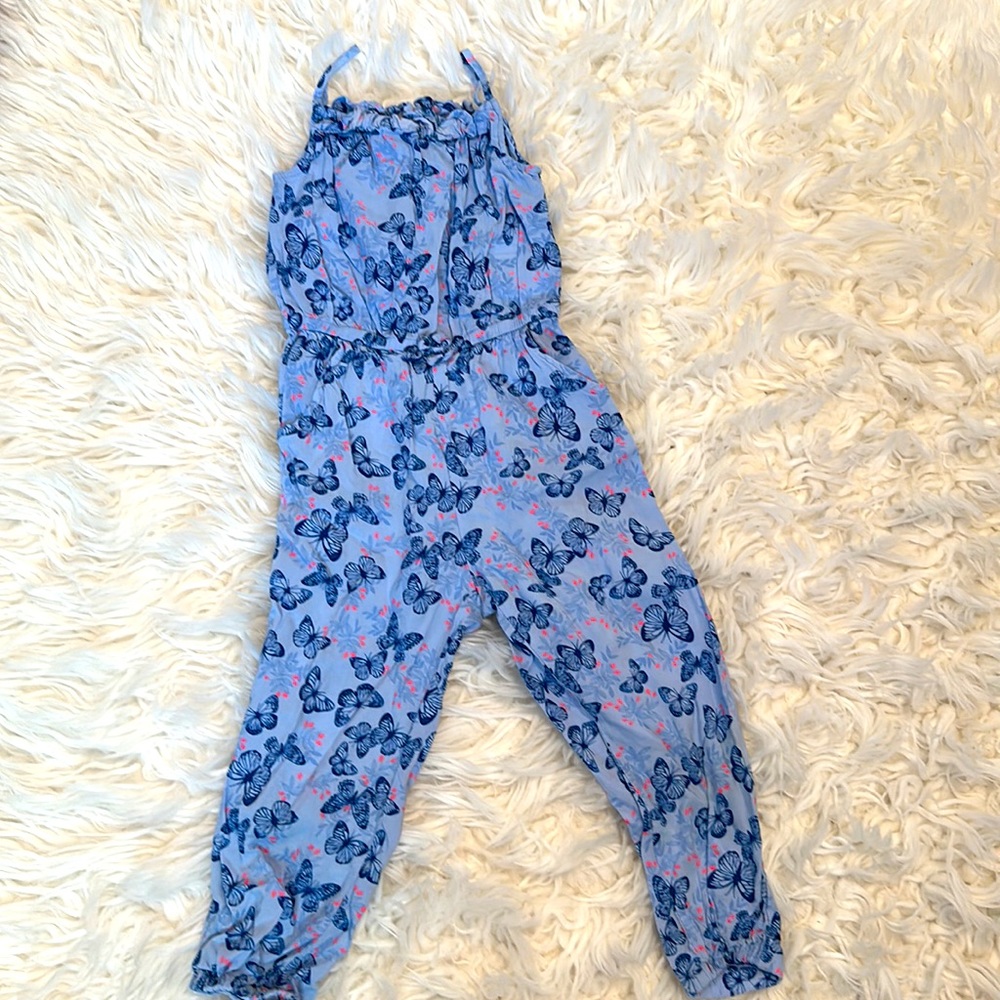 H&M butterfly print romper Size 4-5